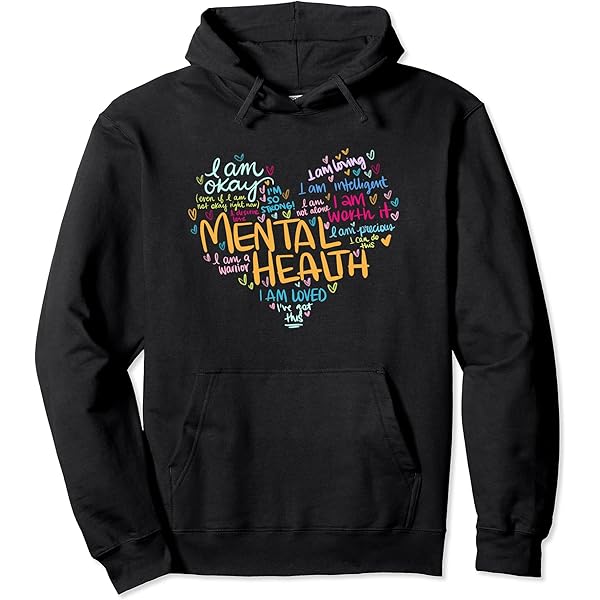 トップス MENTAL SUPPORT ZIP HOODIE Amazon.com: Mental Health Support It's Okay To Talk About